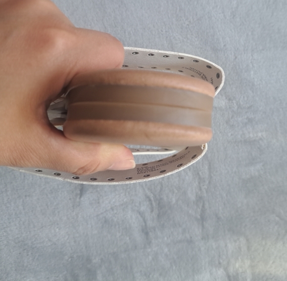 Lane Bryant Spring White Sandals Women's Slip On Slide Studded Size 8.5 W - Picture 8 of 14